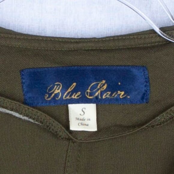 Blue Rain Green Military Utility Jacket Size Small - Picture 5 of 9